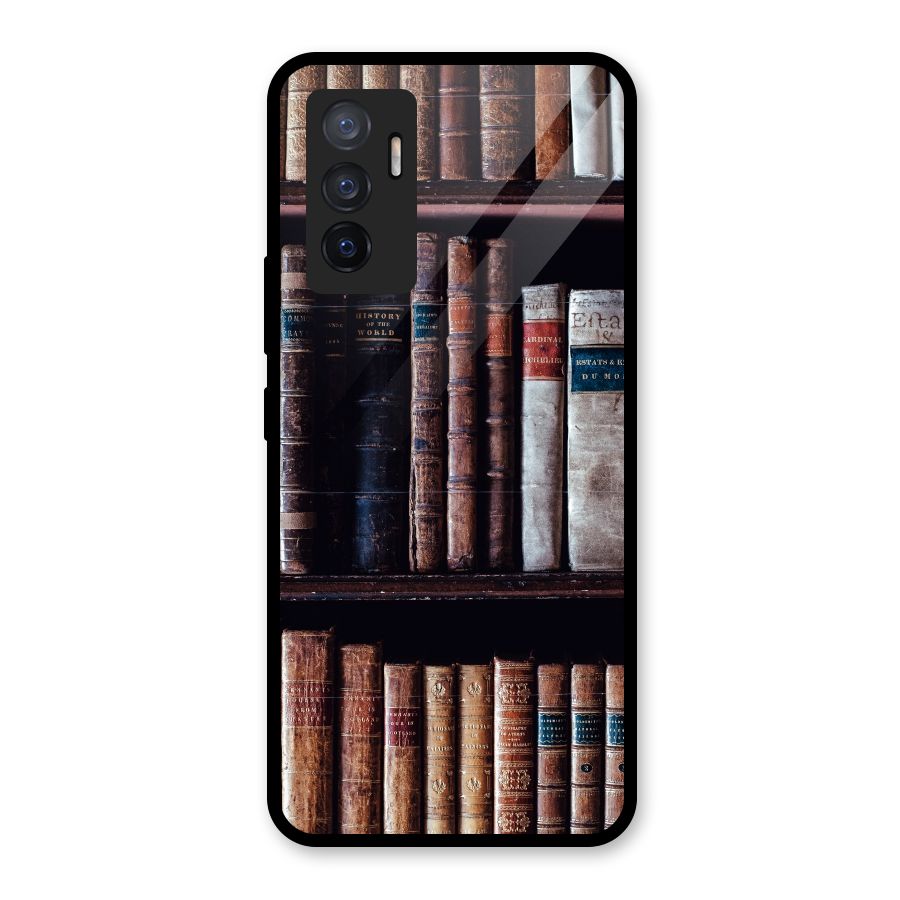 Library Love Glass Back Case for Vivo V23e