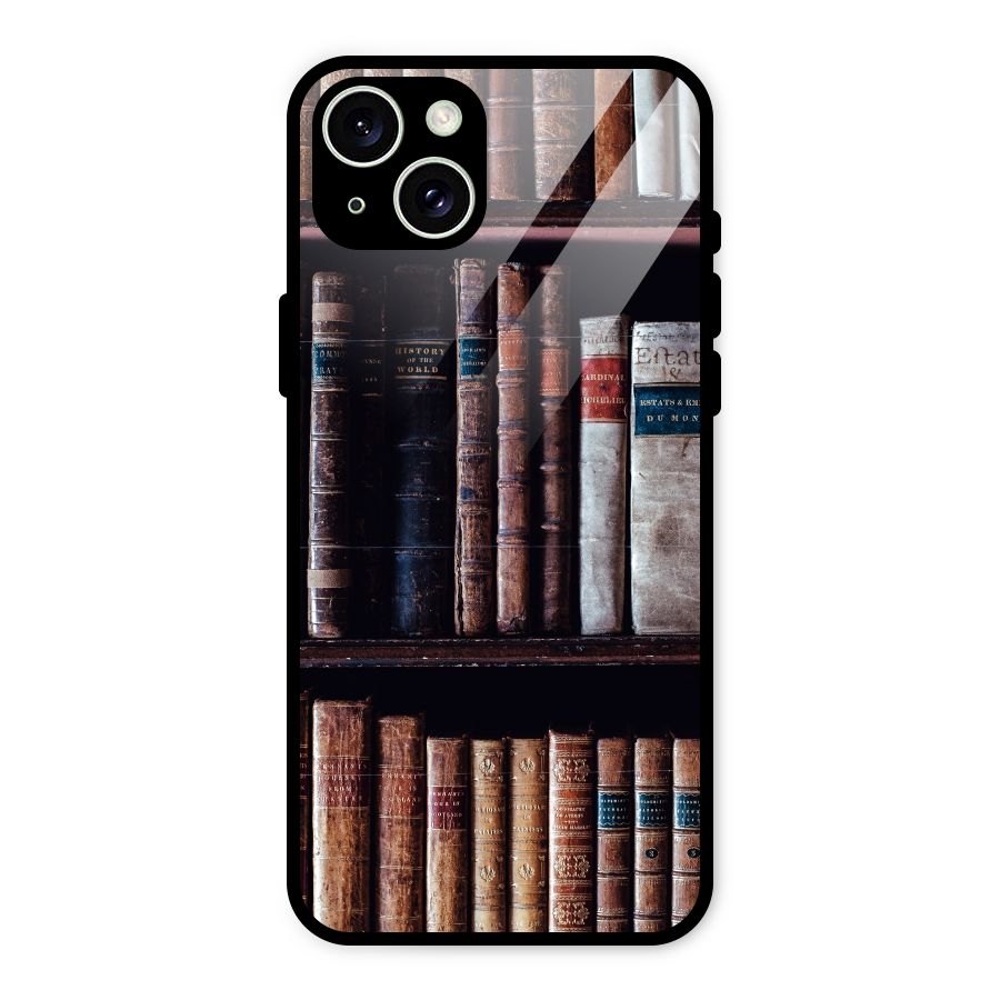 Library Love Glass Back Case for iPhone 15 Plus