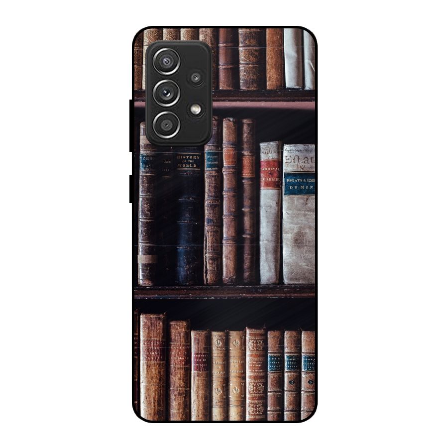 Library Love Metal Back Case for Galaxy A52s 5G
