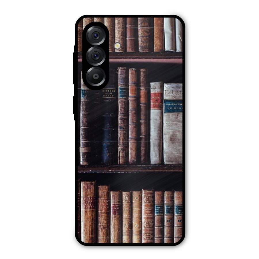 Library Love Metal Back Case for Galaxy A56