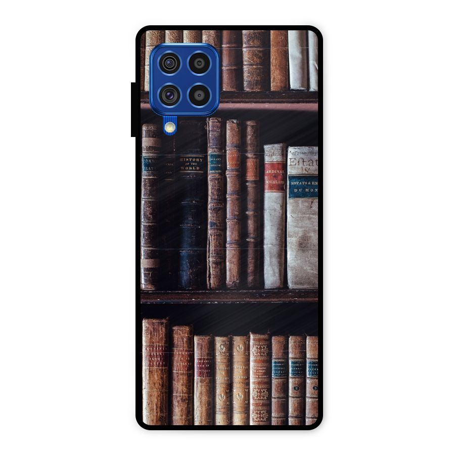 Library Love Metal Back Case for Galaxy F62