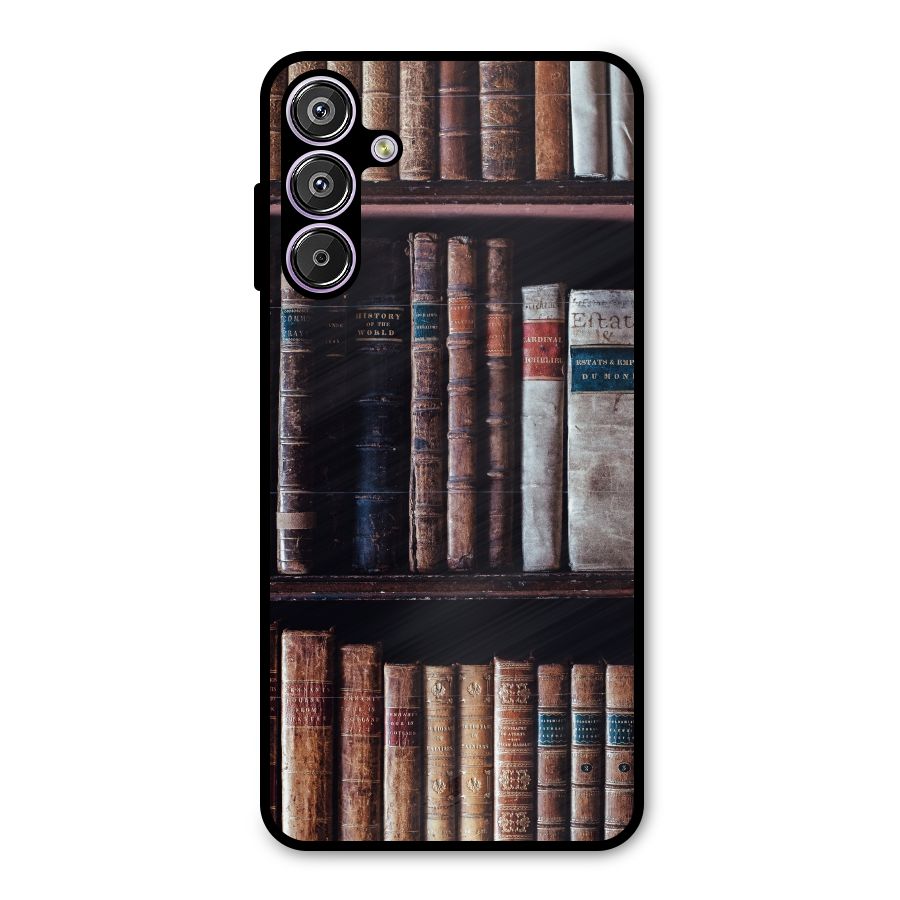 Library Love Metal Back Case for Galaxy M15