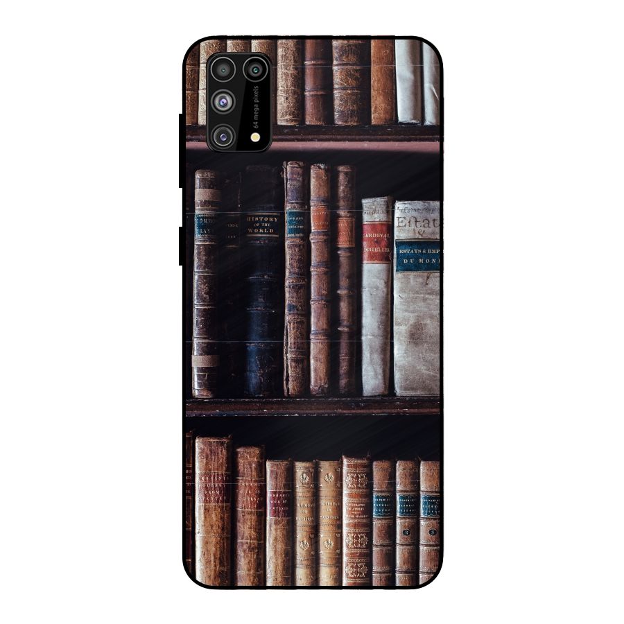 Library Love Metal Back Case for Galaxy M31