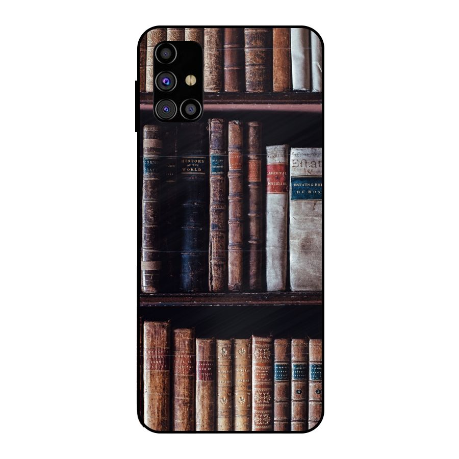 Library Love Metal Back Case for Galaxy M31s