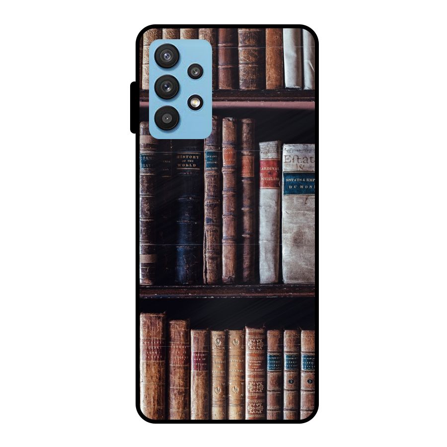 Library Love Metal Back Case for Galaxy M32 5G