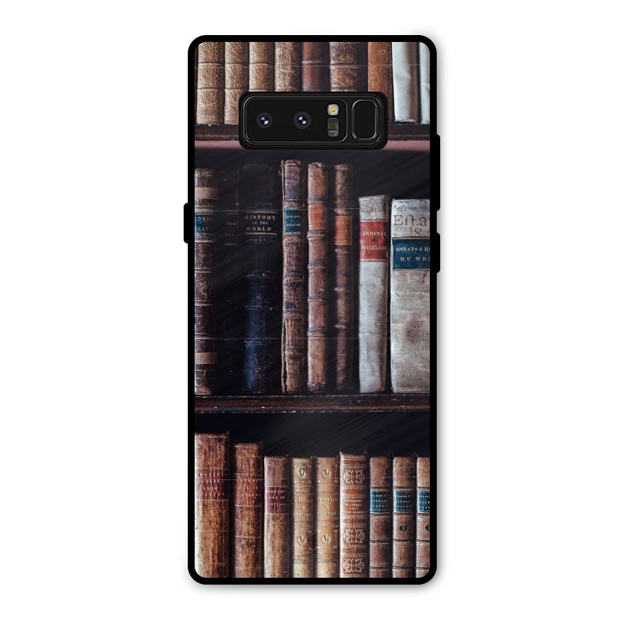 Library Love Metal Back Case for Galaxy Note 8