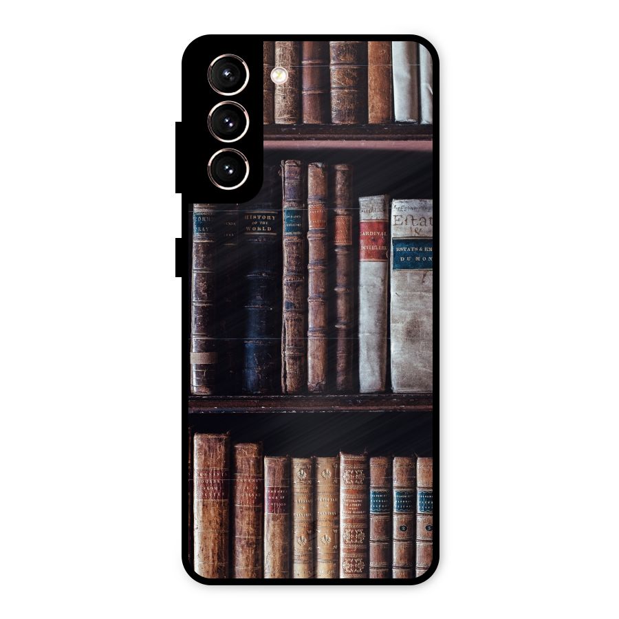 Library Love Metal Back Case for Galaxy S21 5G
