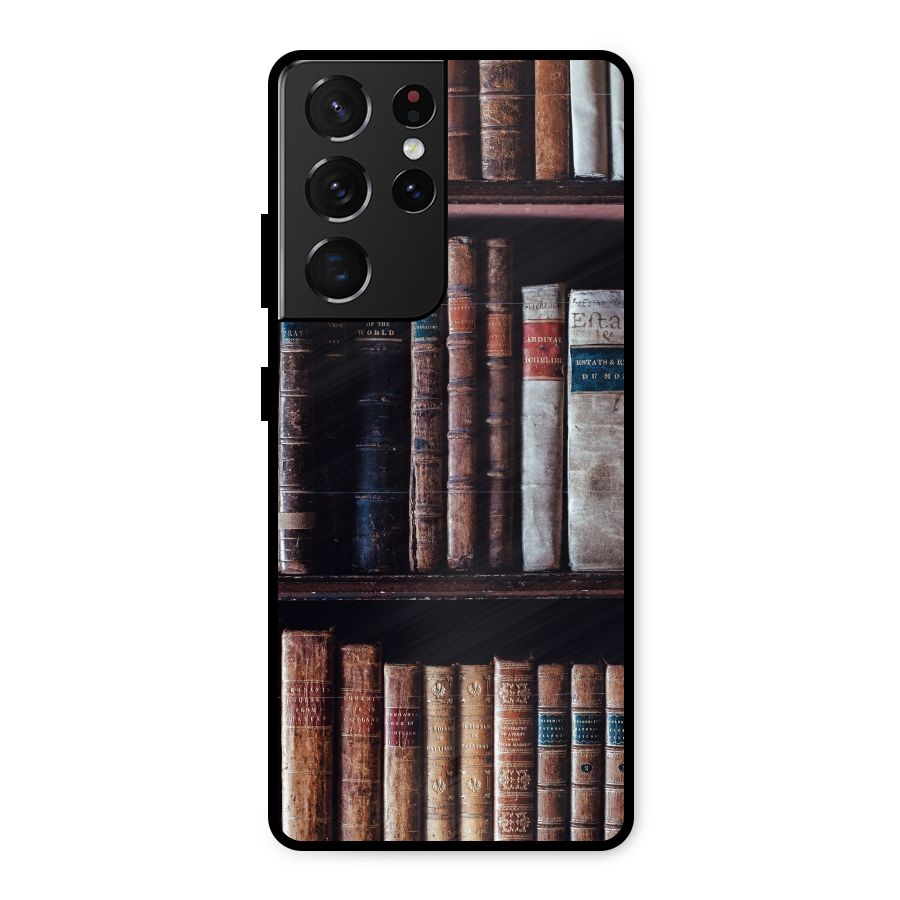 Library Love Metal Back Case for Galaxy S21 Ultra 5G