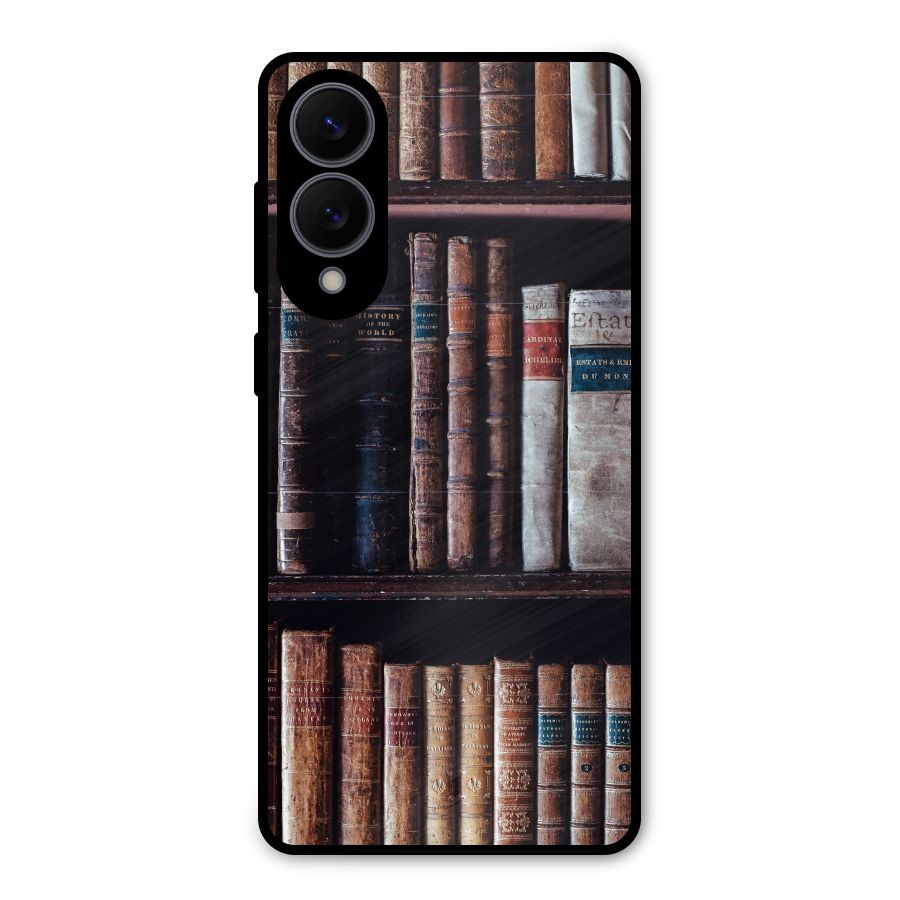 Library Love Metal Back Case for Galaxy S25 Edge
