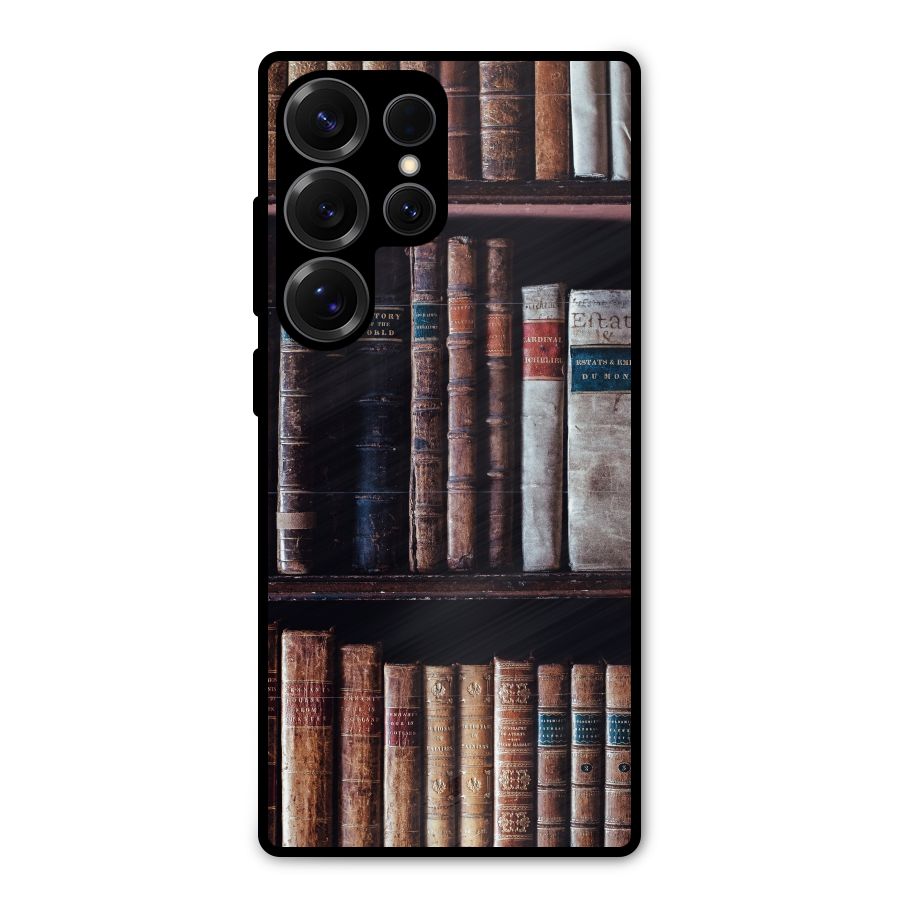 Library Love Metal Back Case for Galaxy S25 Ultra