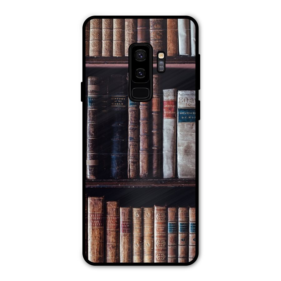 Library Love Metal Back Case for Galaxy S9 Plus