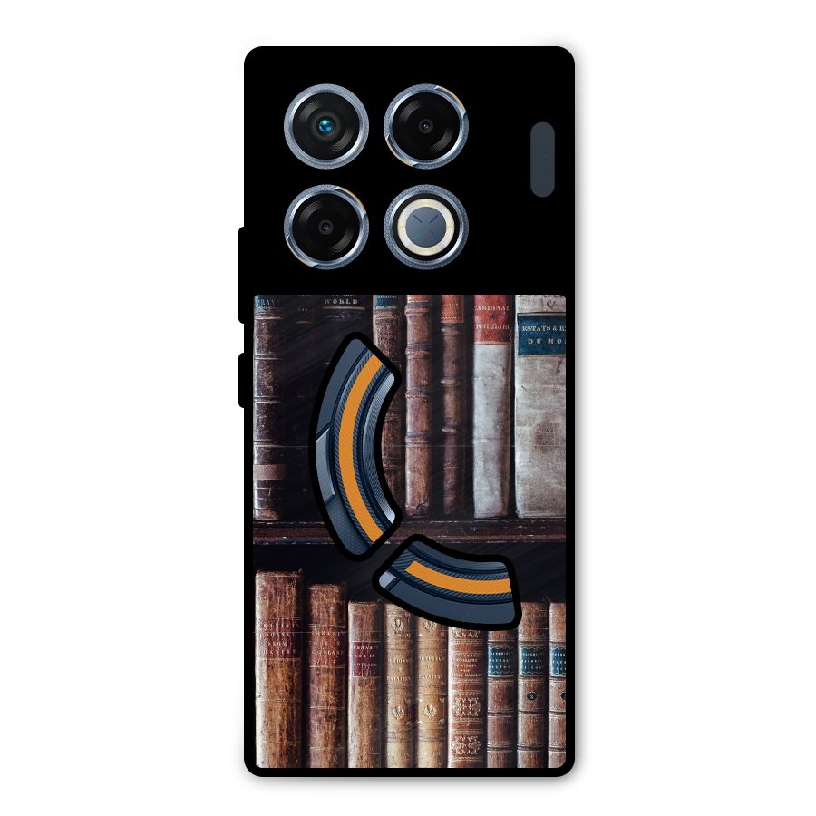 Library Love Metal Back Case for Infinix GT 20 Pro