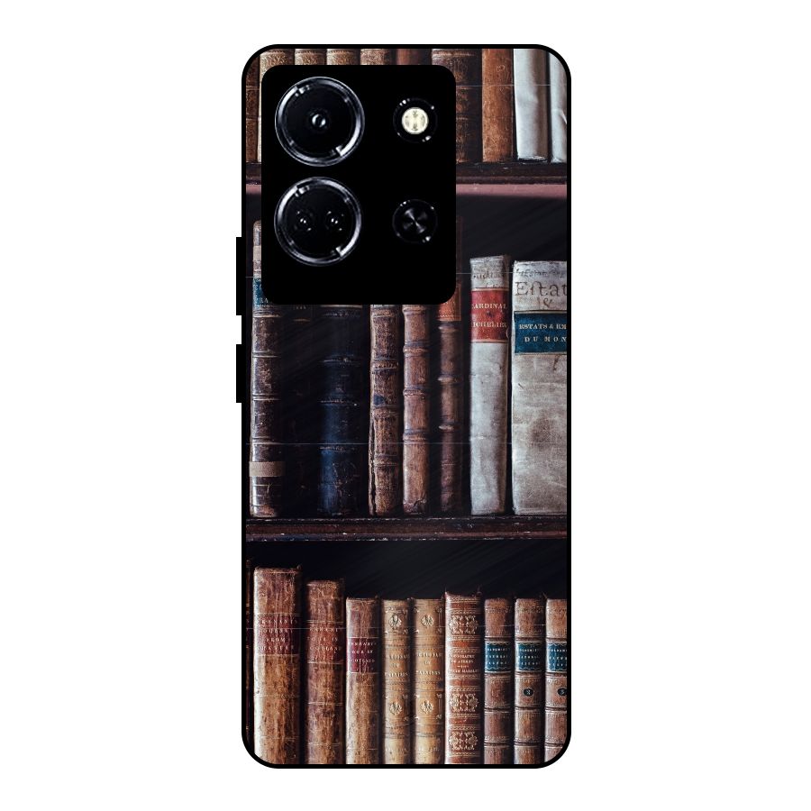 Library Love Metal Back Case for Infinix Note 30 5G