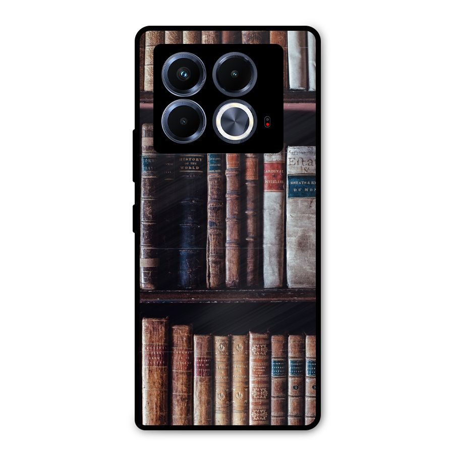Library Love Metal Back Case for Infinix Note 40 5G