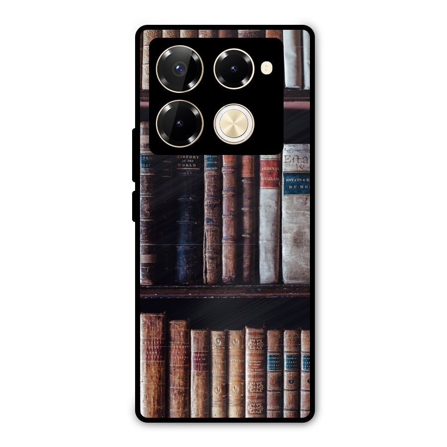 Library Love Metal Back Case for Infinix Note 40 Pro Plus