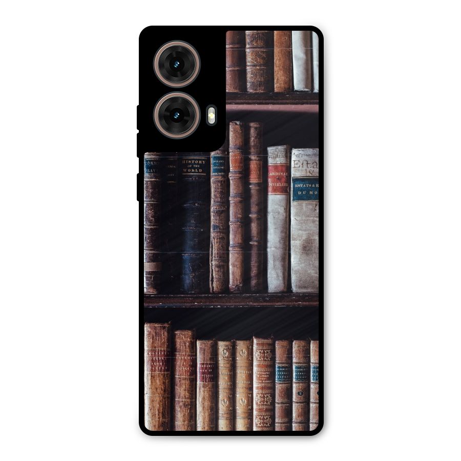 Library Love Metal Back Case for Moto G85