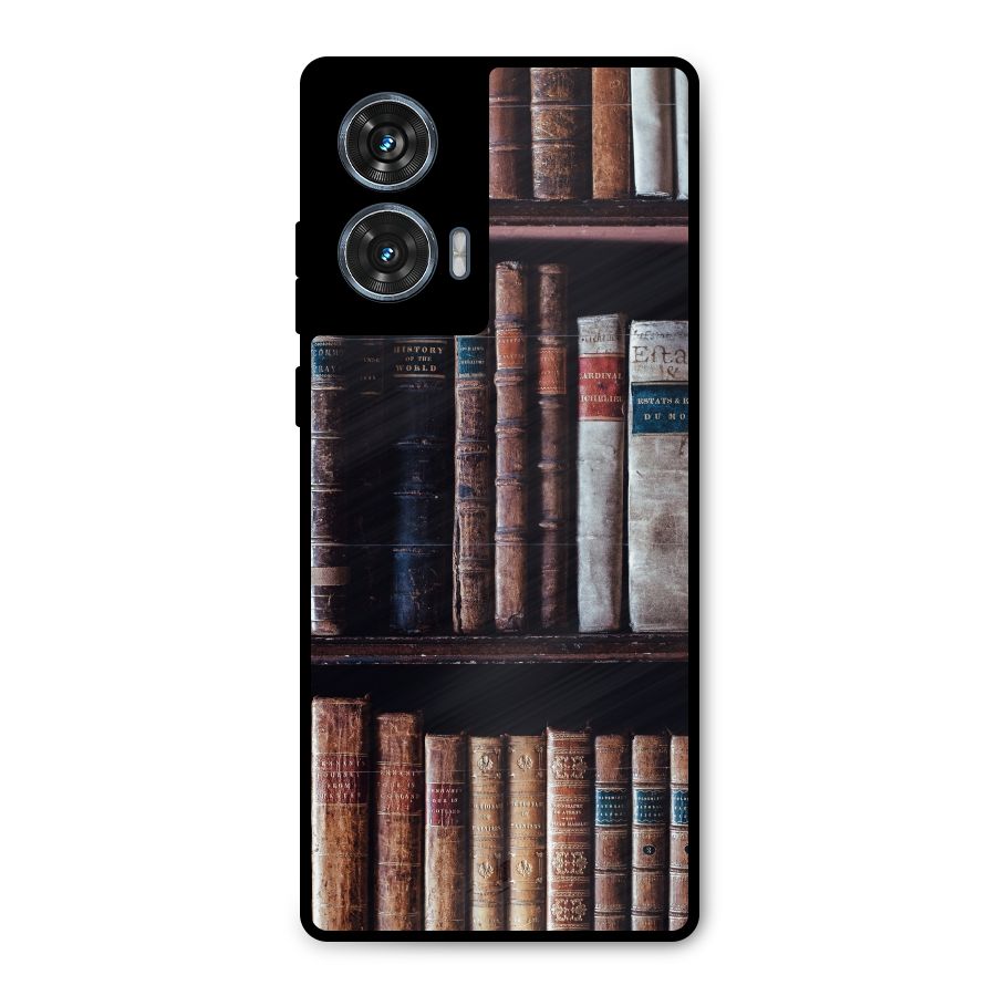 Library Love Metal Back Case for Motorola Edge 50 Fusion