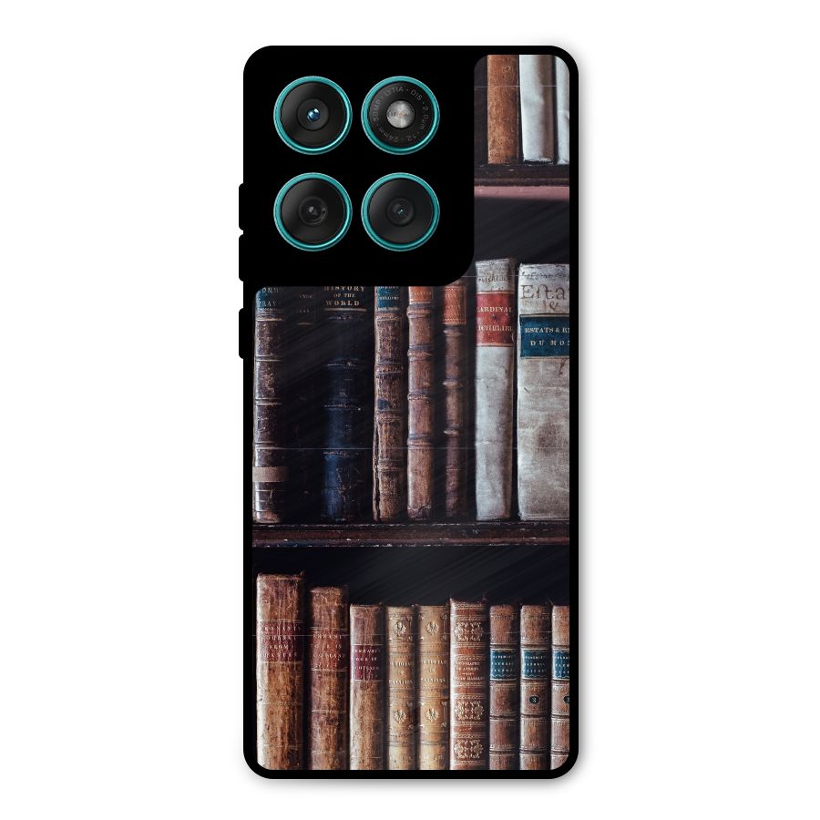Library Love Metal Back Case for Motorola Edge 60