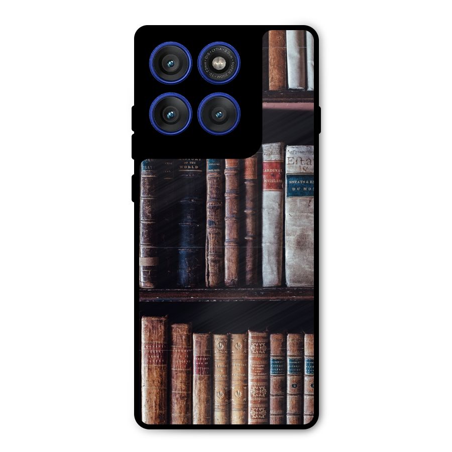 Library Love Metal Back Case for Motorola Edge 60 Pro