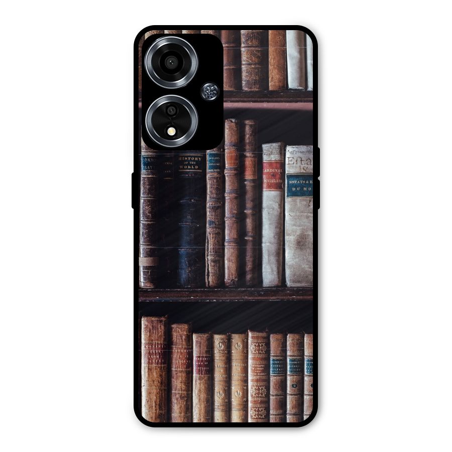 Library Love Metal Back Case for Oppo A59