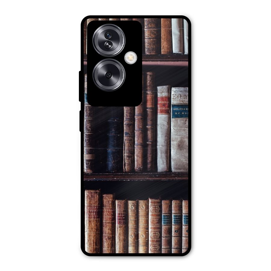 Library Love Metal Back Case for Oppo A79 5G