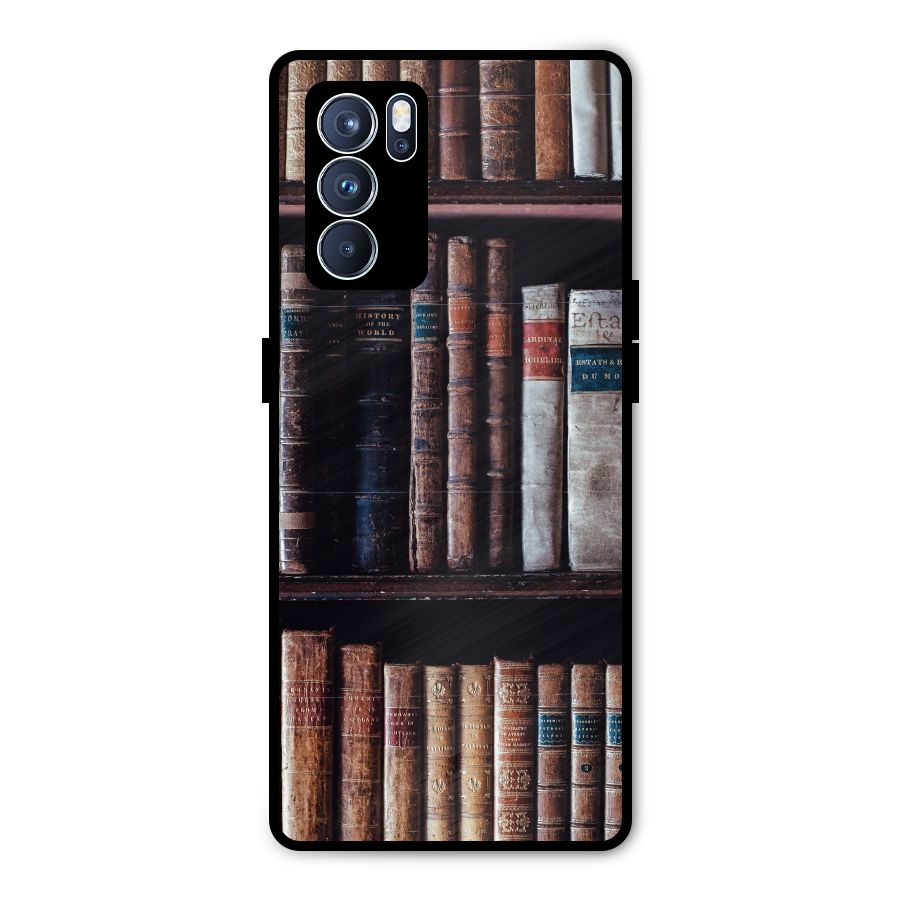 Library Love Metal Back Case for Oppo Reno6 Pro 5G