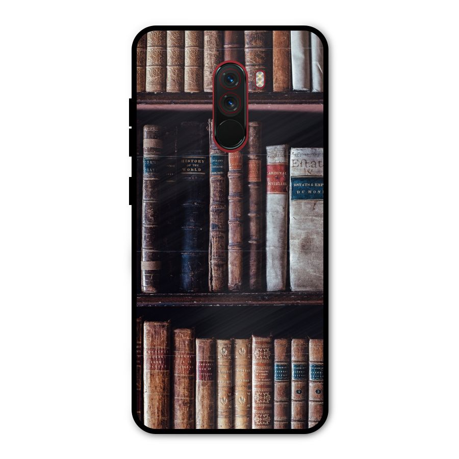Library Love Metal Back Case for Poco F1