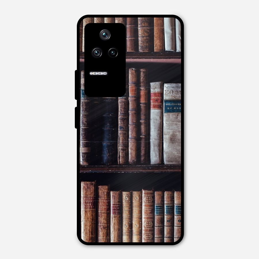 Library Love Metal Back Case for Poco F4 5G