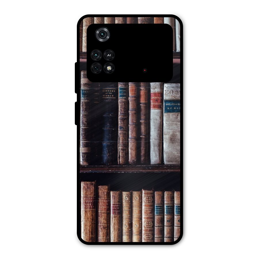 Library Love Metal Back Case for Poco M4 Pro 4G