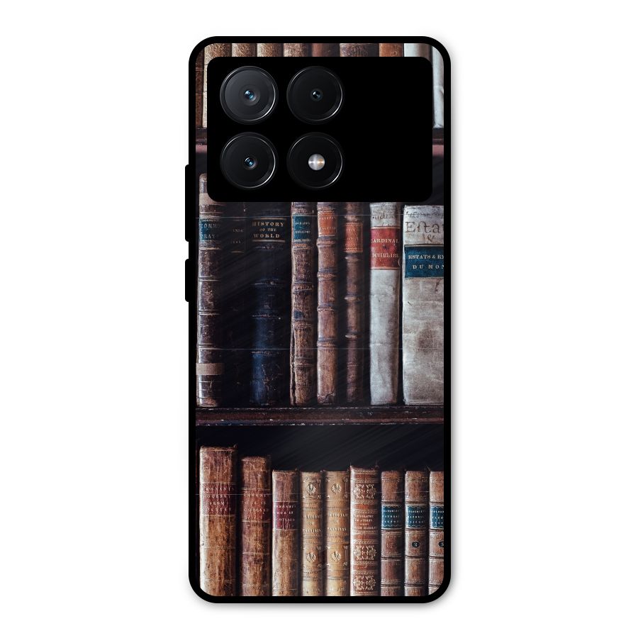 Library Love Metal Back Case for Poco X6 Pro