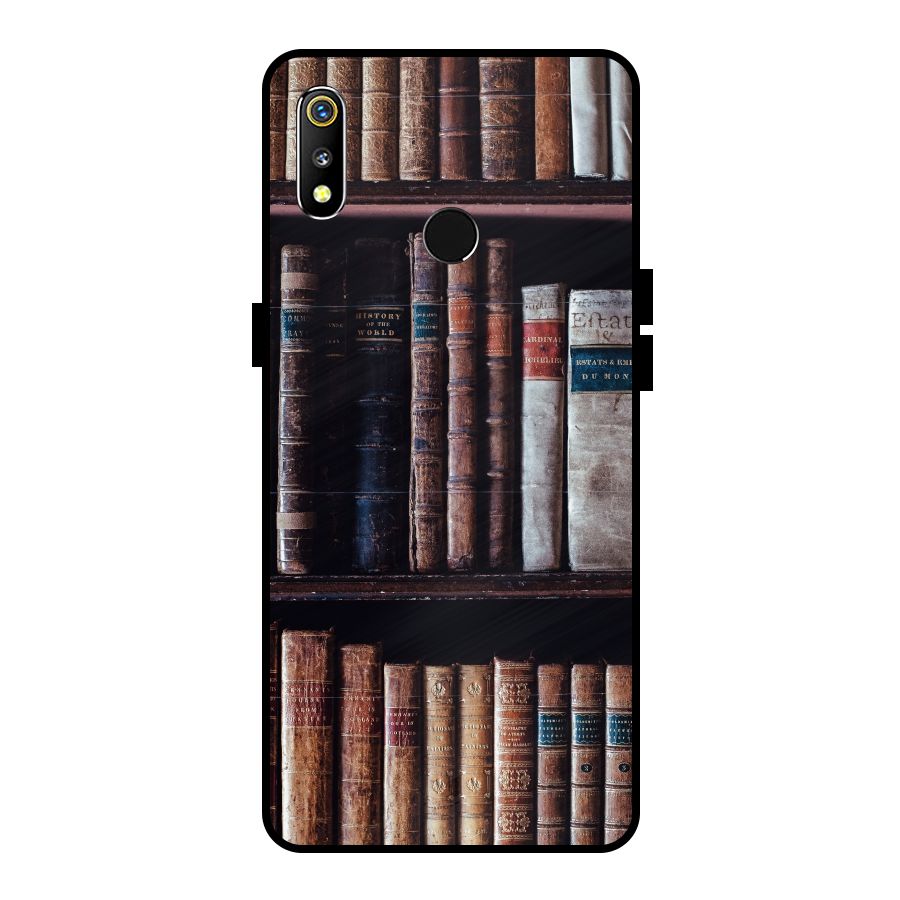 Library Love Metal Back Case for Realme 3