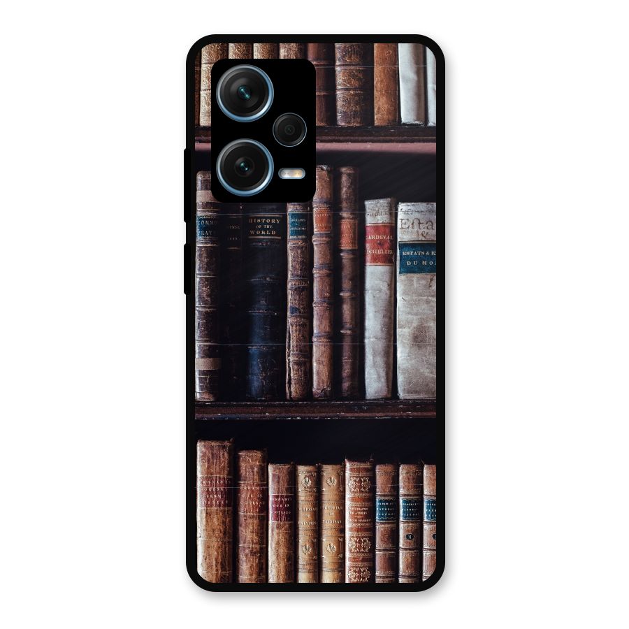 Library Love Metal Back Case for Redmi Note 12 Pro Plus 5G