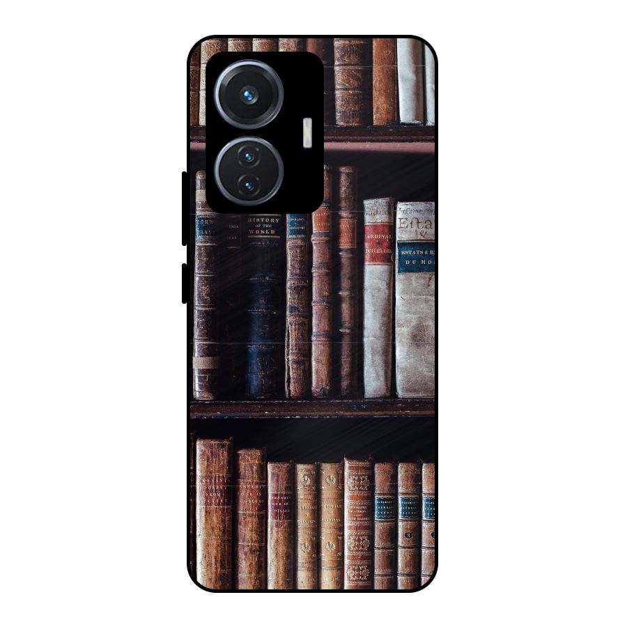 Library Love Metal Back Case for Vivo T1 44W