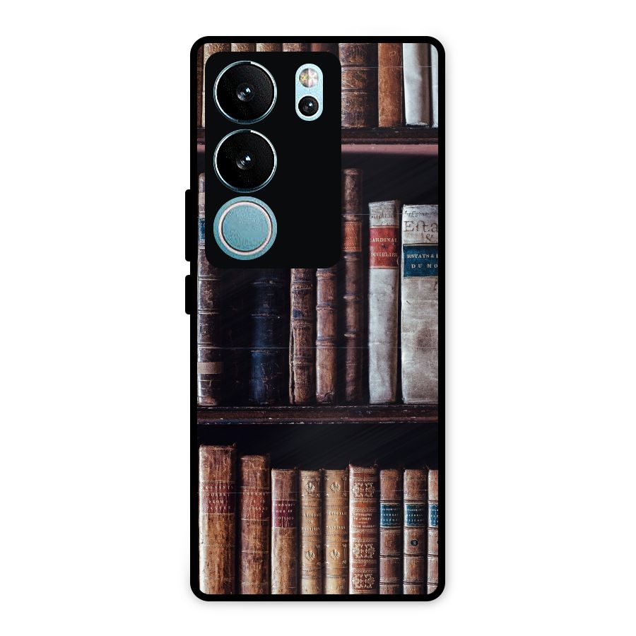 Library Love Metal Back Case for Vivo V29