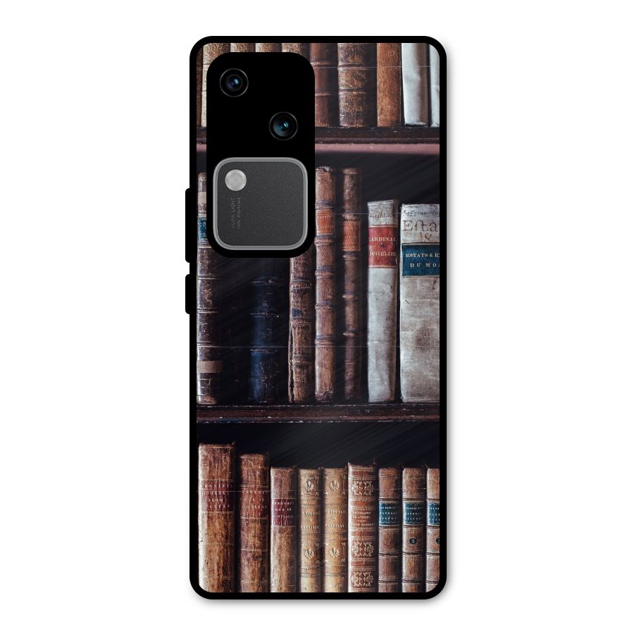 Library Love Metal Back Case for Vivo V30