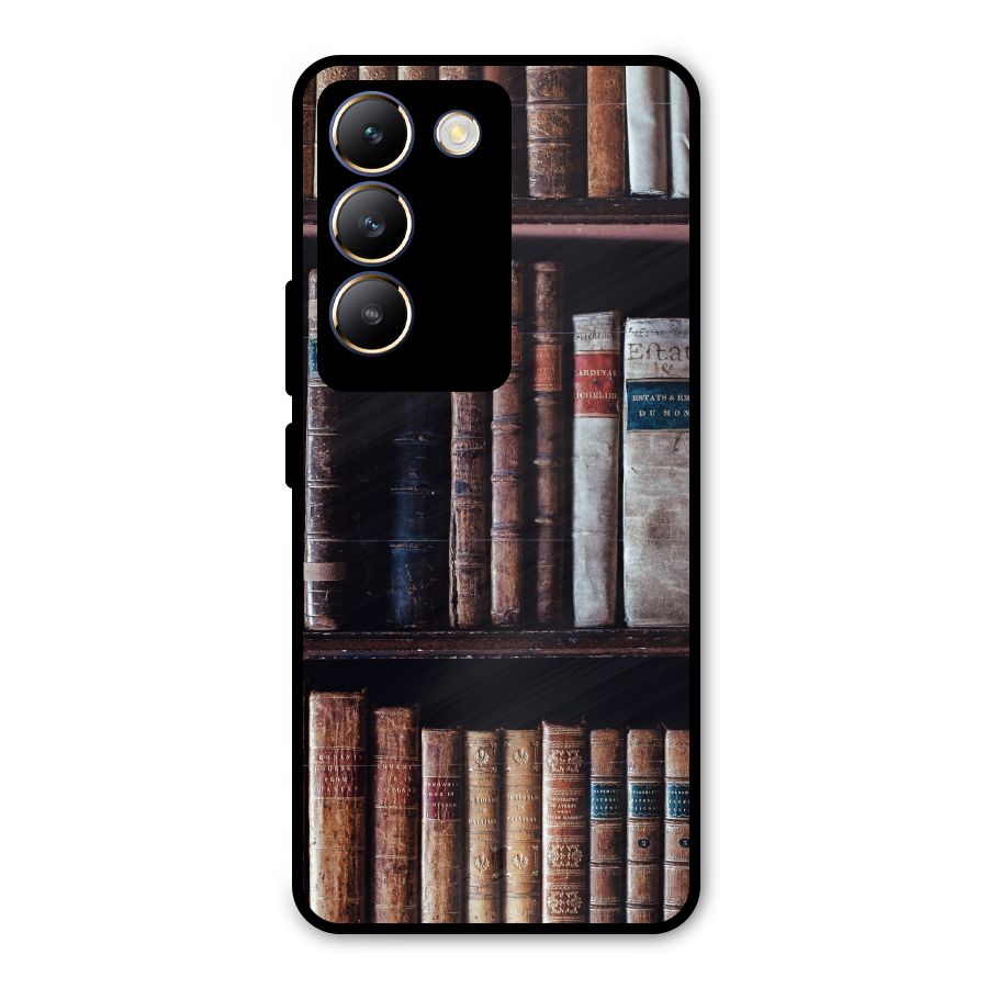 Library Love Metal Back Case for Vivo Y200e