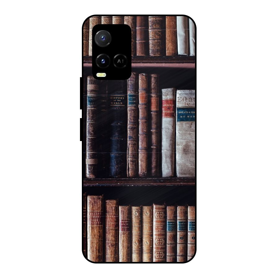 Library Love Metal Back Case for Vivo Y21T