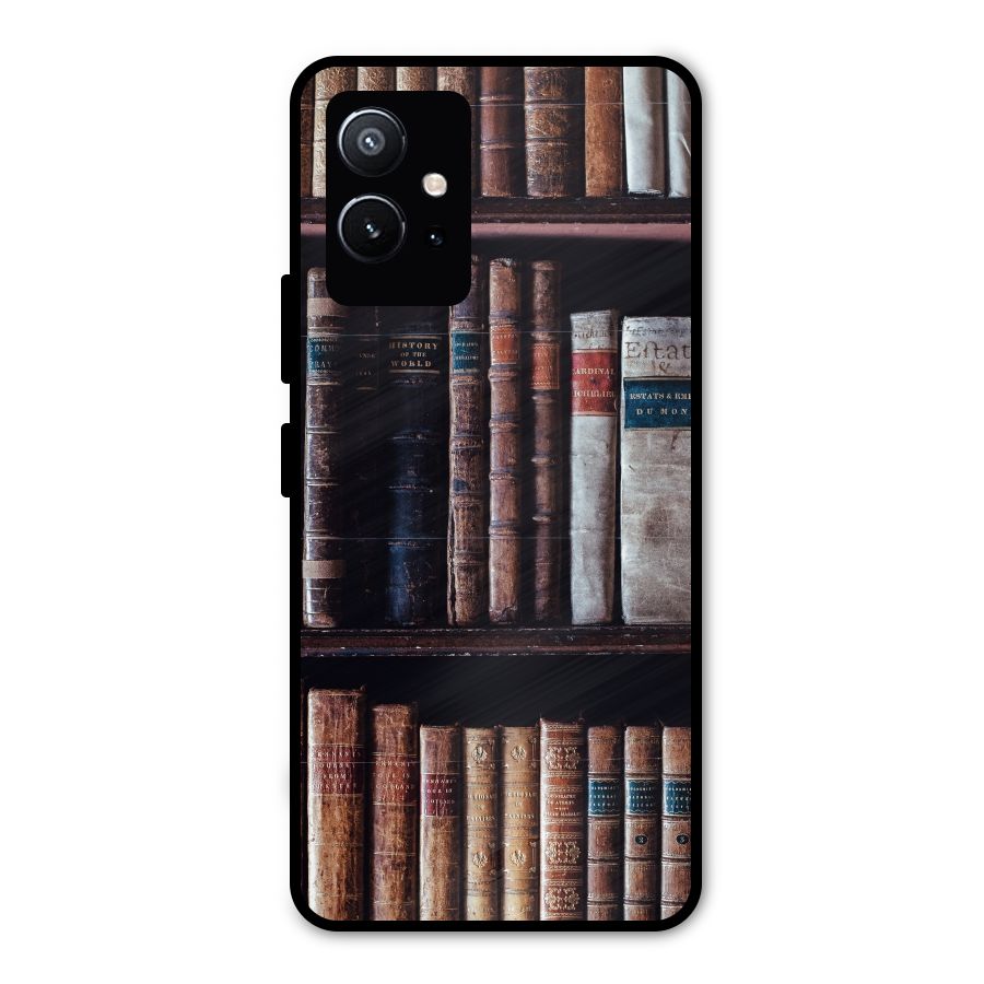 Library Love Metal Back Case for Vivo Y75 5G