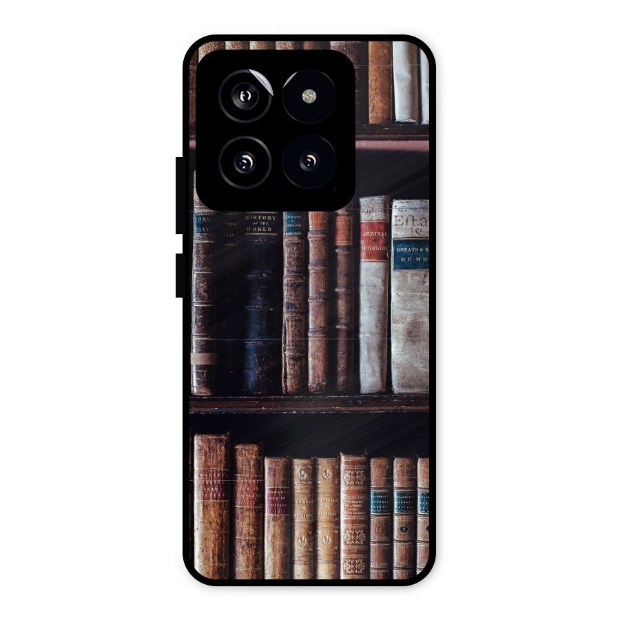 Library Love Metal Back Case for Xiaomi 14