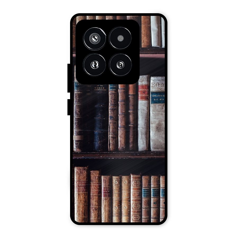 Library Love Metal Back Case for Xiaomi 14 Pro