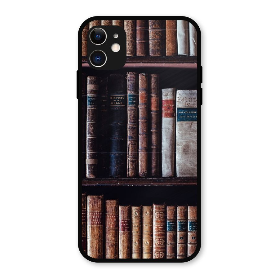 Library Love Metal Back Case for iPhone 11