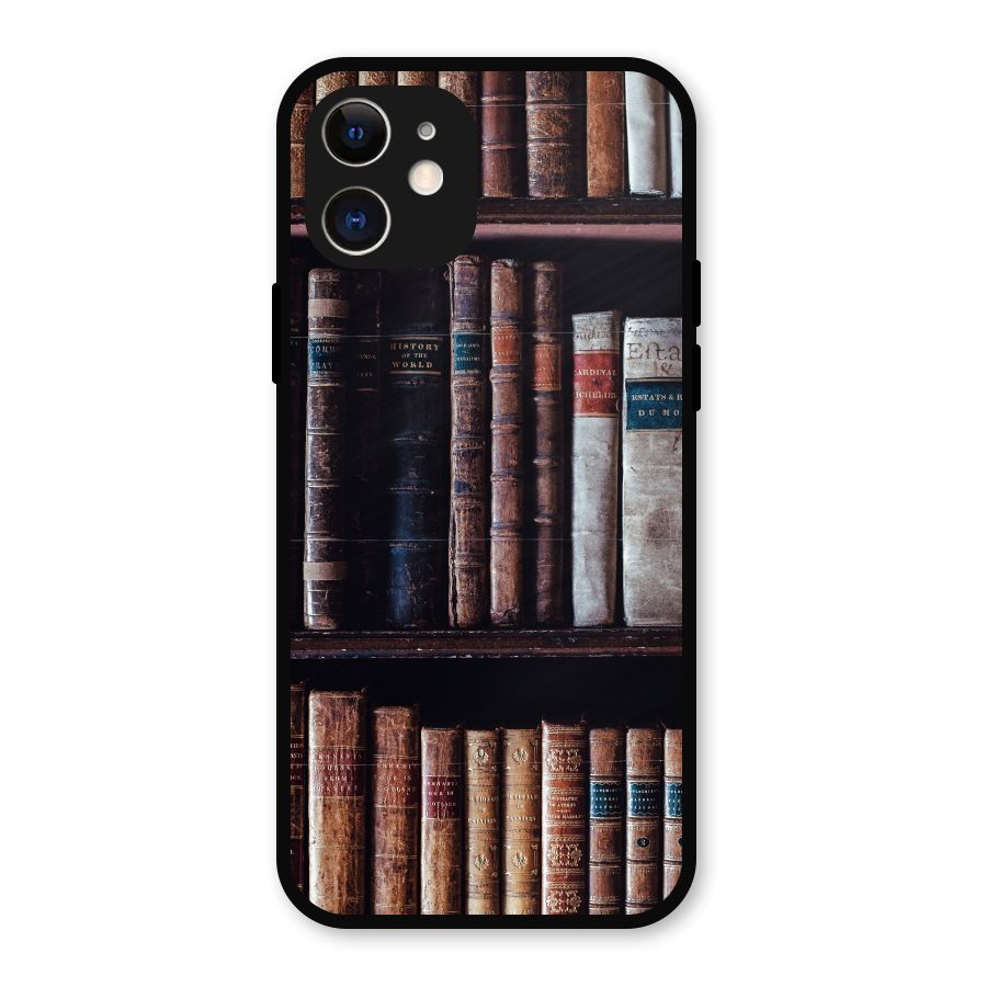 Library Love Metal Back Case for iPhone 12