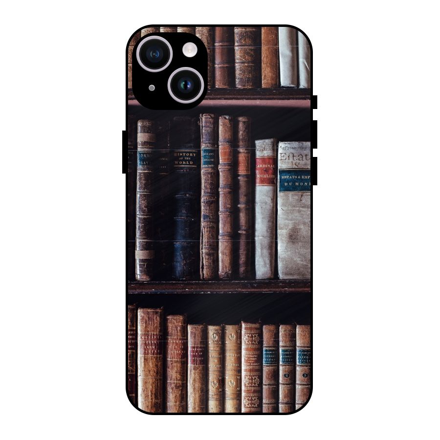 Library Love Metal Back Case for iPhone 14 Plus