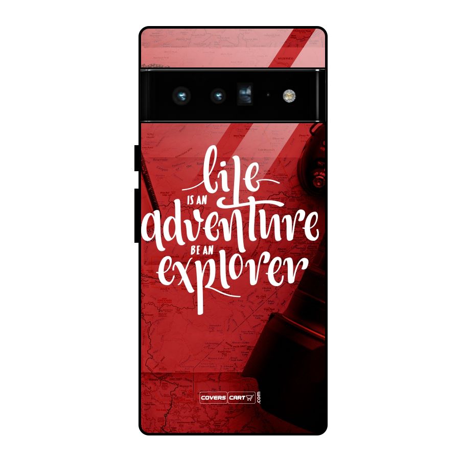 Life Adventure Explorer Glass Back Case for Google Pixel 6 Pro