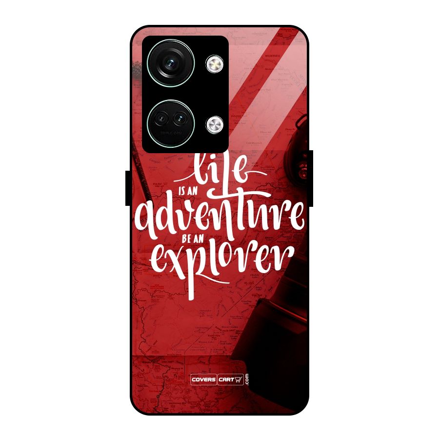 Life Adventure Explorer Glass Back Case for Oneplus Nord 3