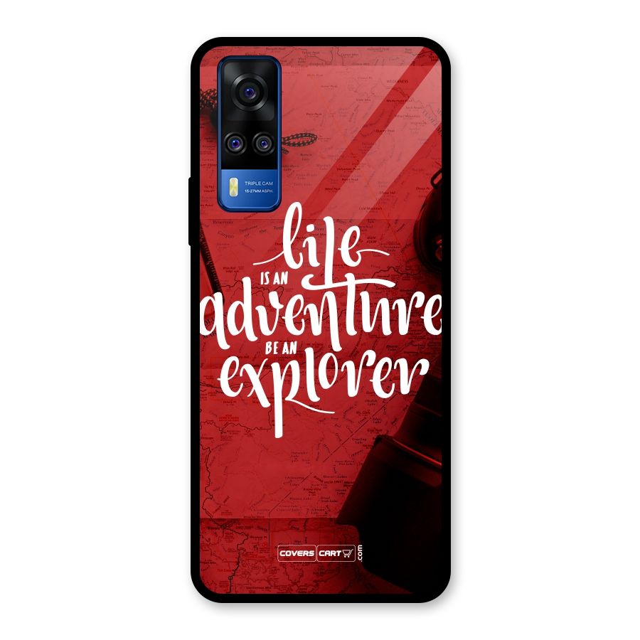 Life Adventure Explorer Glass Back Case for Vivo Y31