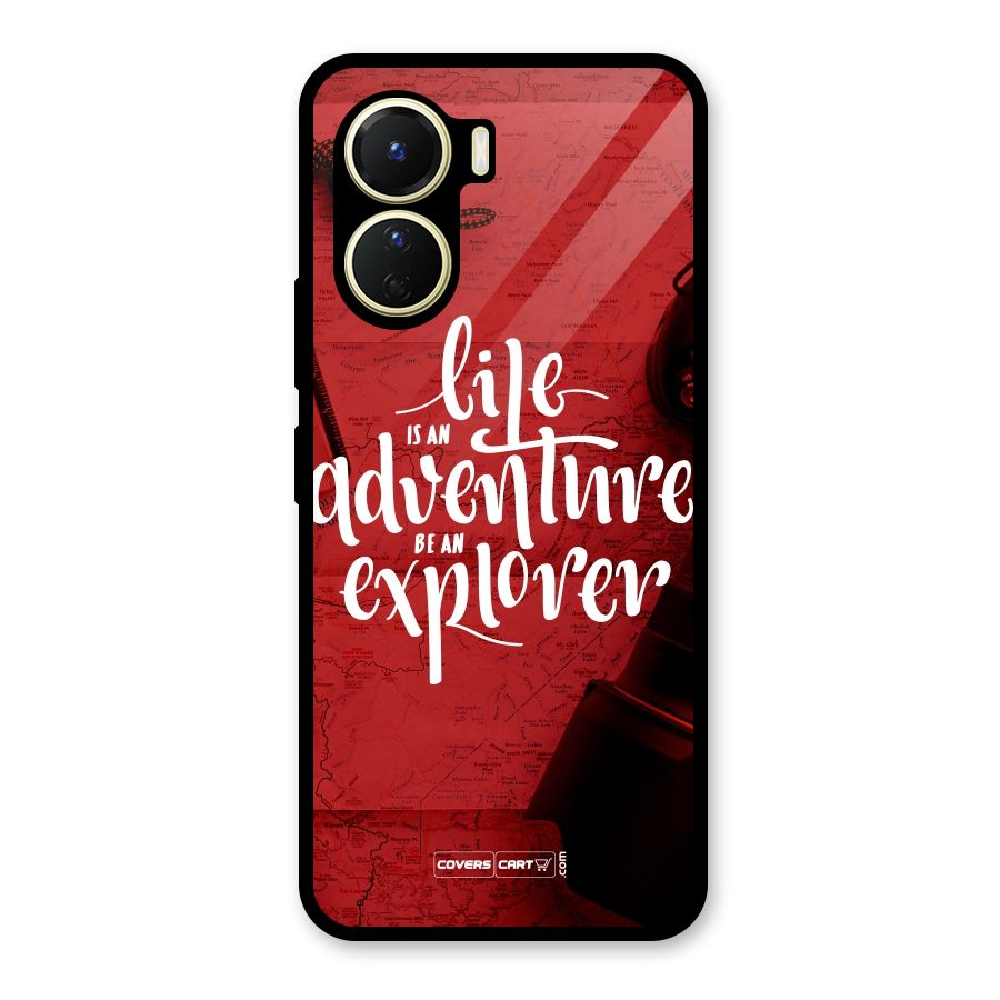 Life Adventure Explorer Glass Back Case for Vivo Y56