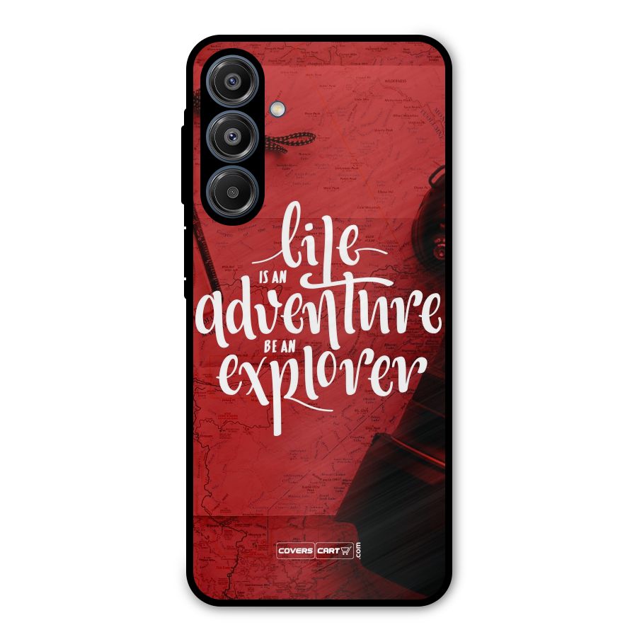 Life Adventure Explorer Metal Back Case for Galaxy A16 5G