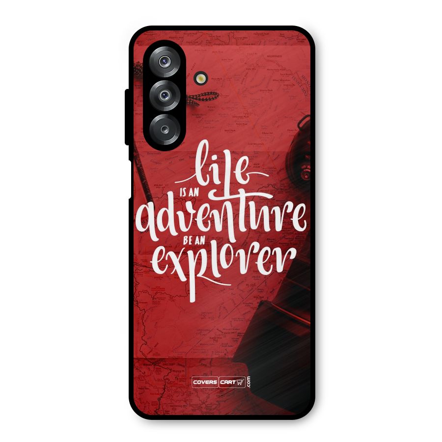 Life Adventure Explorer Metal Back Case for Galaxy A26
