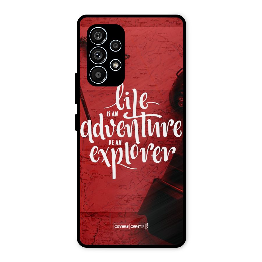 Life Adventure Explorer Metal Back Case for Galaxy A53 5G